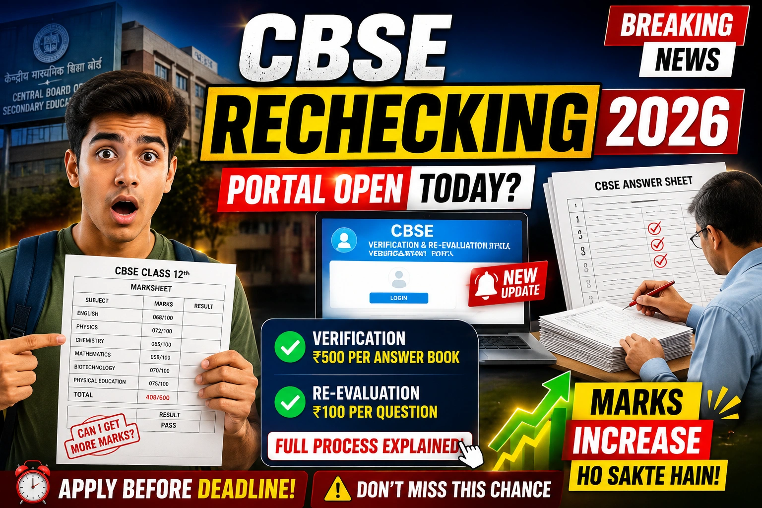 CBSE Class 12 Revaluation 2026