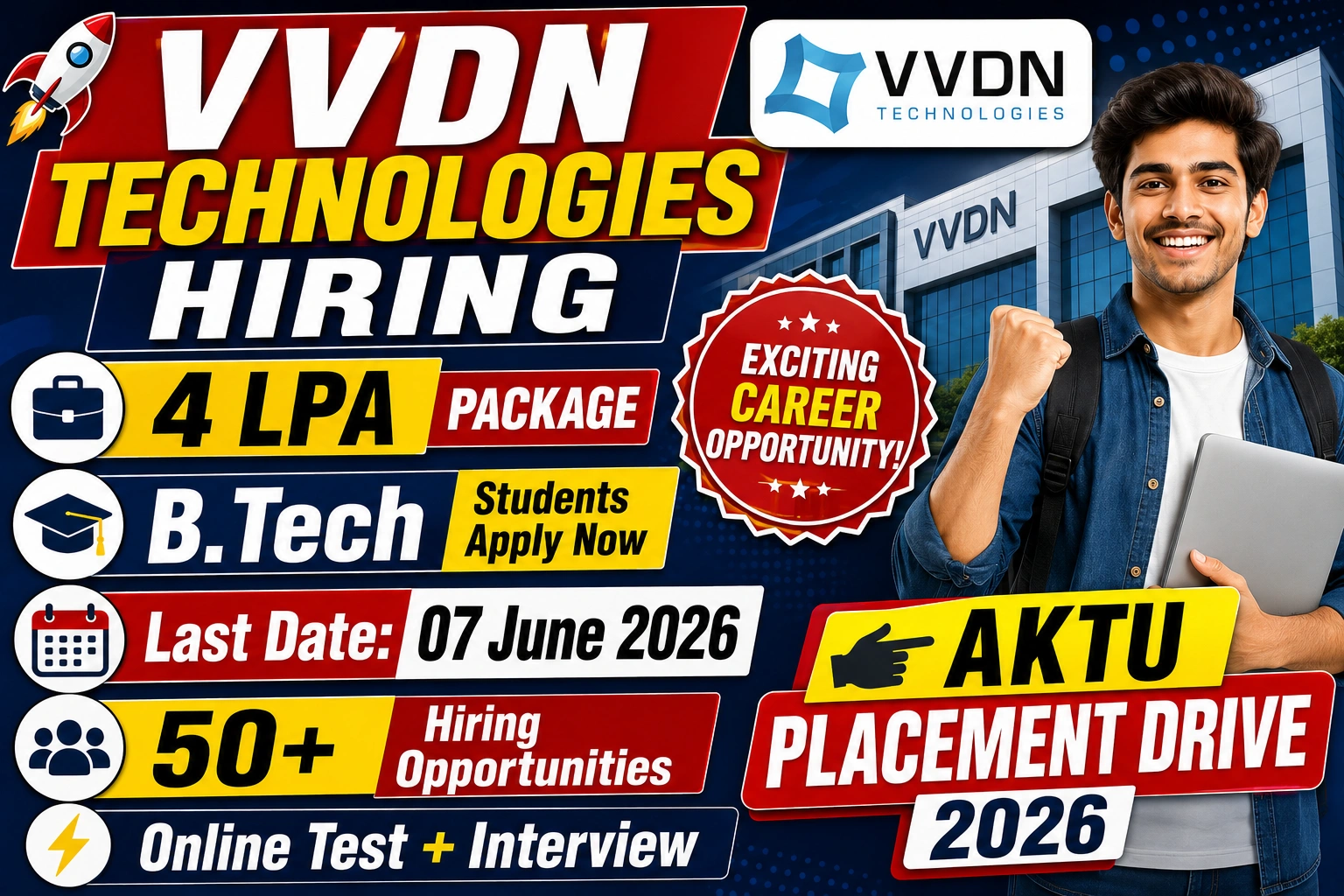 AKTU Placement Drive 2026