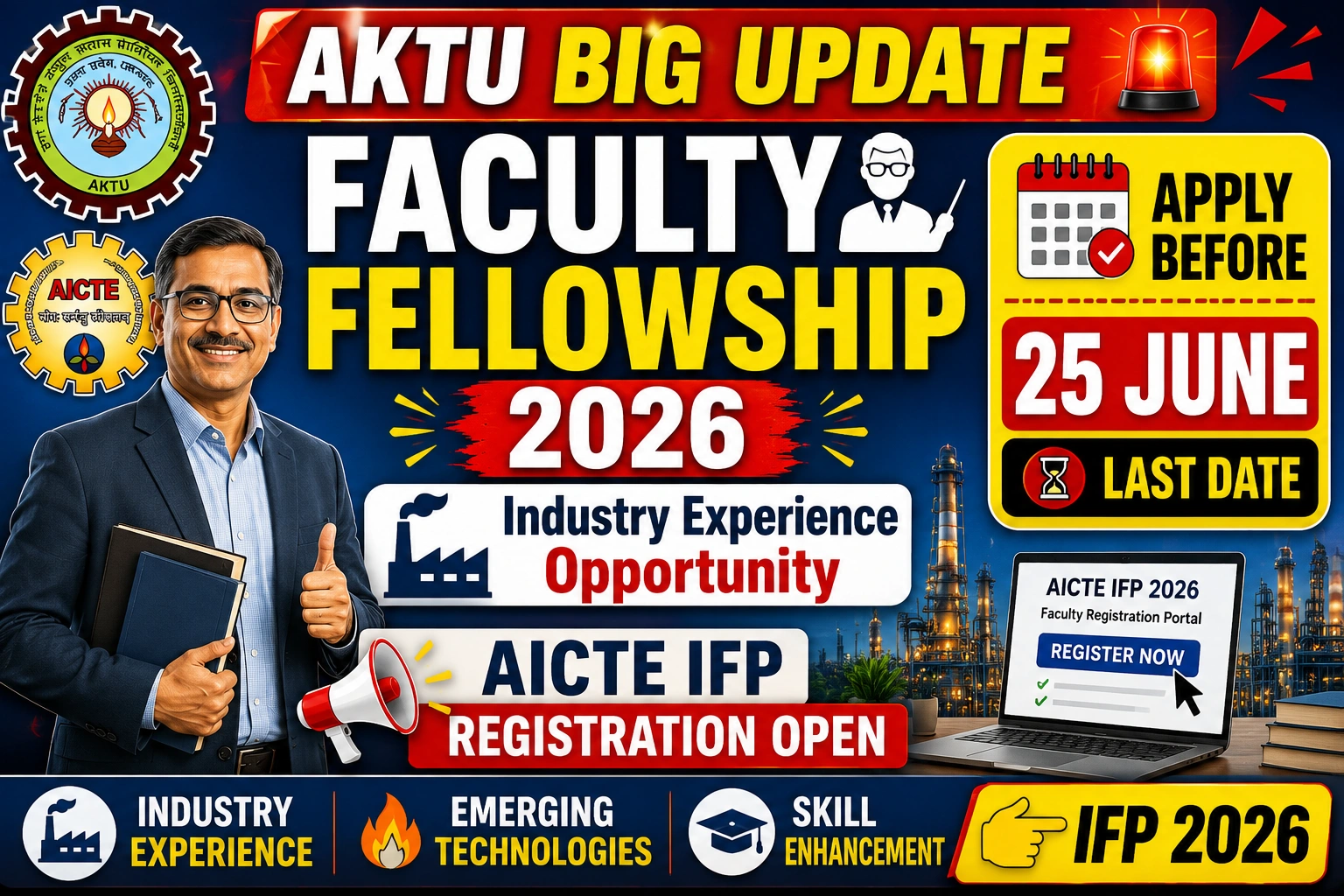 AKTU-AICTE Industry Fellowship Programme